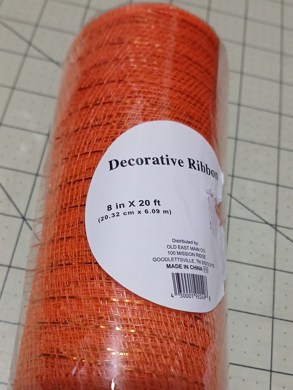 Deco Mesh - Orange